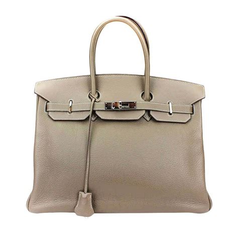 sac hermes taupe|HERMES Togo Birkin 35 Etoupe 1335177 .